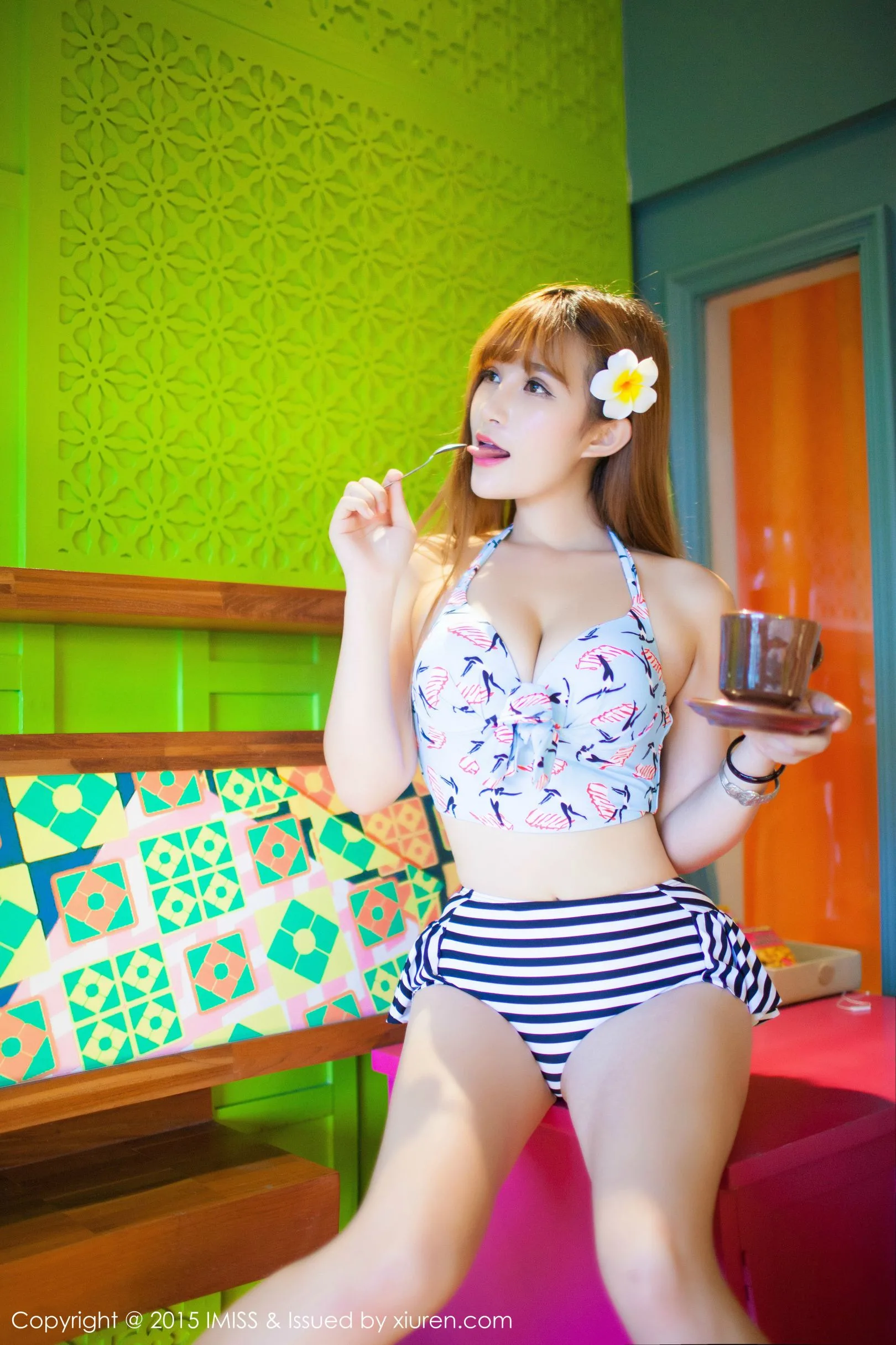 [Câu lạc bộ IMiss Love Honey]VOL.051 LalaBaby - Bộ ảnh áo tắm trong nhà - 47
