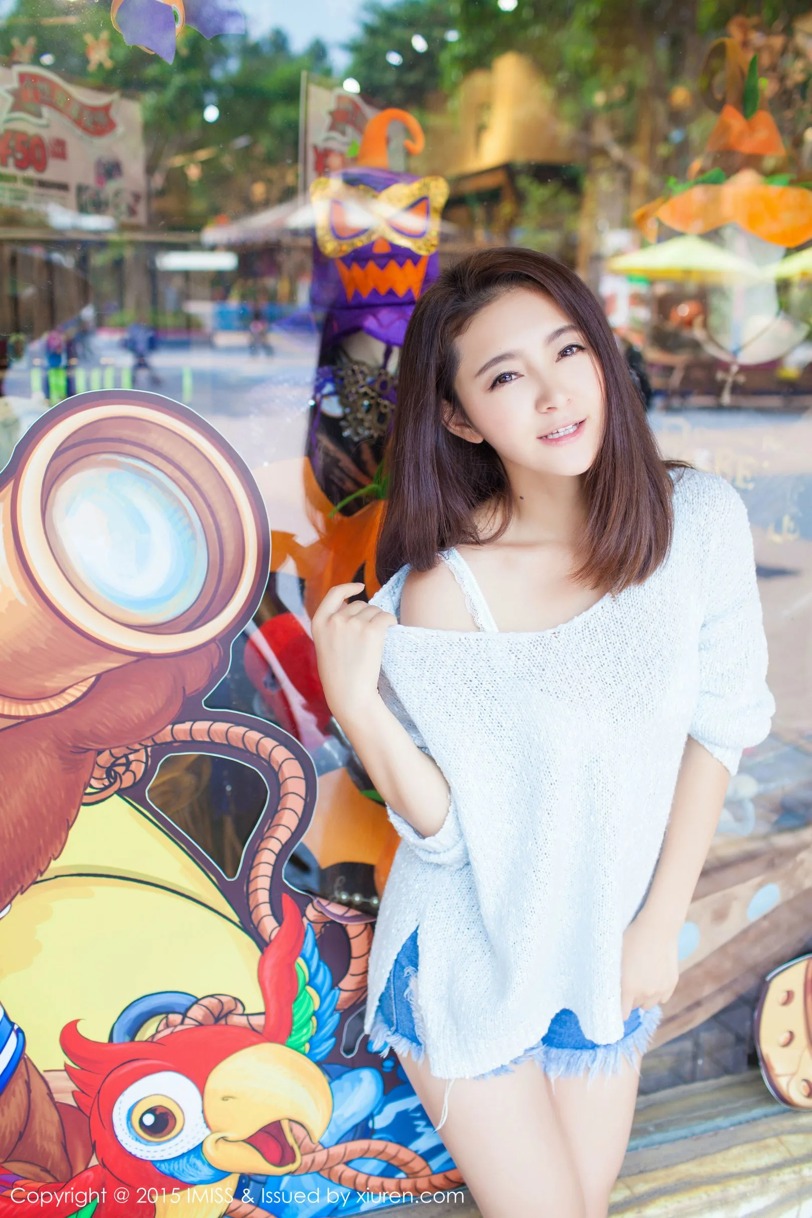 [IMISS Love Honey Club] Tập 049 Xia Mo GIGI - Bộ ảnh phong cách đường phố tươi tắn và dễ thương - 12